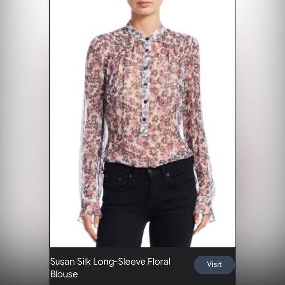 RAG & BONE SUSAN BLOUSE - Picture 3 of 3